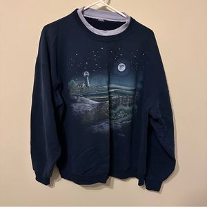Vintage Lighthouse Sweater